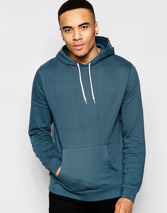 asos blue hoodie