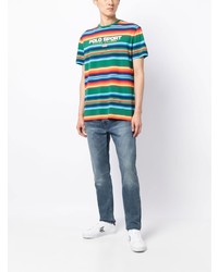 Polo Ralph Lauren Colour Block Striped T Shirt