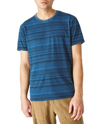 Lucky Brand Geometric Stripe T Shirt In Multi At Nordstrom