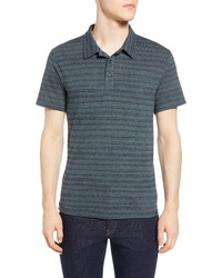 Threads 4 Thought James Dirt Road Stripe Short Sleeve Polo