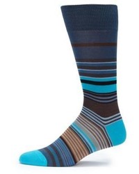 Paul Smith Cotton Blend Striped Socks