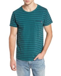 Sol Angeles Vintage Stripe Pocket T Shirt