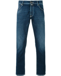 Jacob Cohen Contrast Stitch Denim Jeans