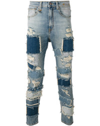 R 13 R13 Extreme Patch Leyton Jeans