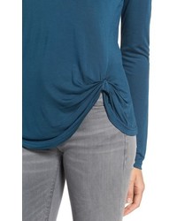 Cupcakes And Cashmere Blakely Long Sleeve Knit Top