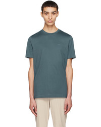 Teal Knit Crew-neck T-shirt