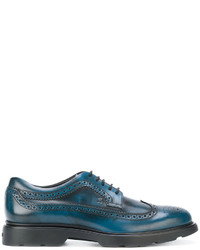 Teal Leather Brogues