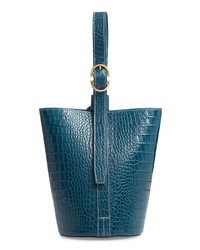 Trademark Small Leather Bucket Bag