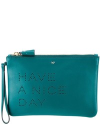 Anya Hindmarch Have A Nice Day Clutch