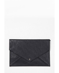 Forever 21 Faux Leather Envelope Clutch