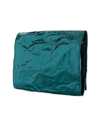 Zilla Metallic Foldover Shoulder Bag