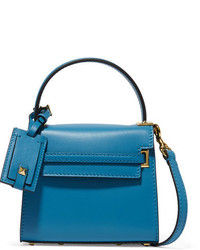 Valentino My Rockstud Micro Leather Shoulder Bag Bright Blue