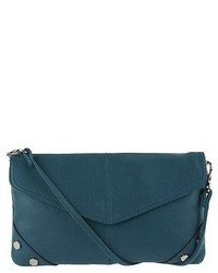 Tignanello Pebble Leather Crossbody With Studded Accents