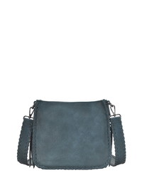 ANTIK KRAFT Stitch Faux Leather Crossbody Bag
