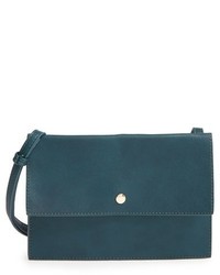 Sole Society Vanessa Faux Leather Crossbody Bag Green