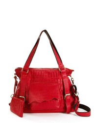 Amerileather Crunched Convertible Leather Tote