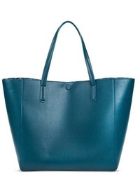 Merona Reversible Faux Leather Tote Handbag