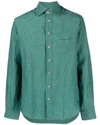Sease Crinkled Effect Linen Shirt