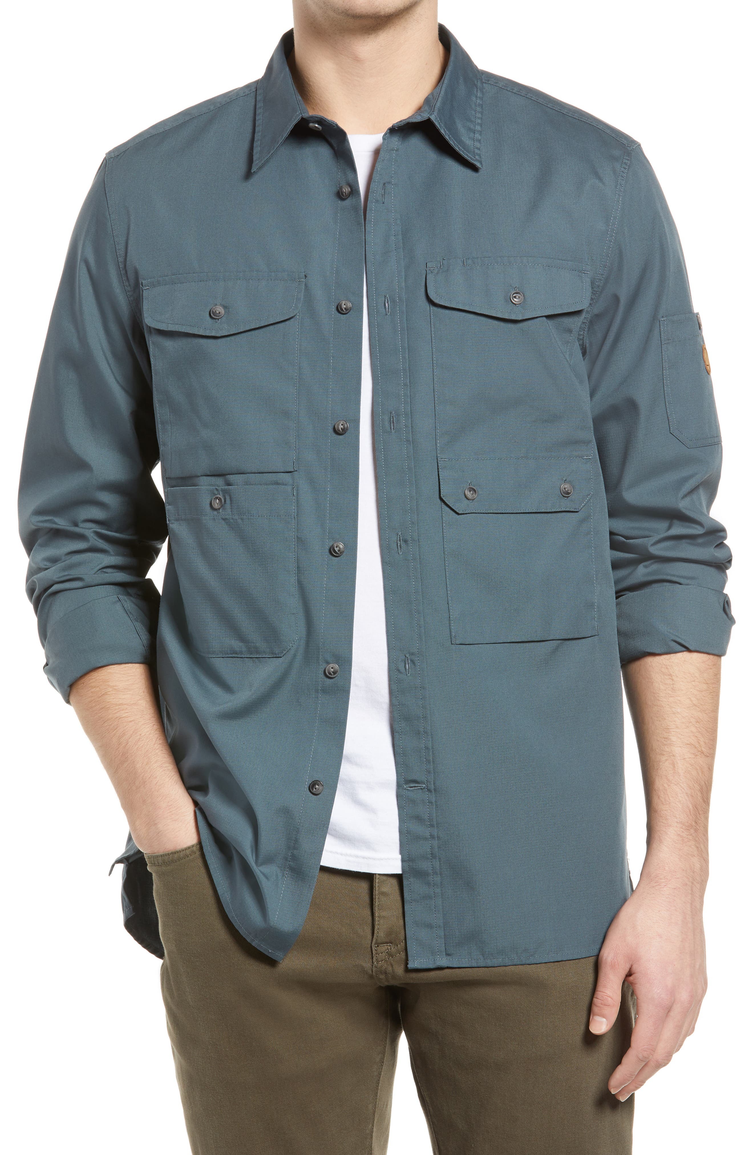 Fjallraven Ovik Shade Long Sleeve Button Up Shirt, $63 | Nordstrom ...