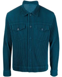 Homme Plissé Issey Miyake Pleated Button Up Shirt