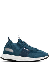 BOSS Blue Sock Sneakers