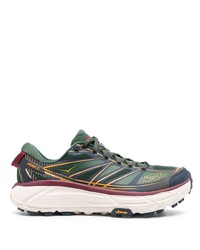 Hoka One One Panelled Lace Up Sneakers