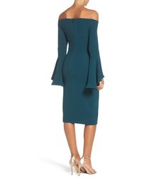 Bardot Solange Off The Shoulder Midi Dress