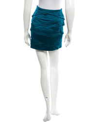 Diane von Furstenberg Silk Tiered Skirt