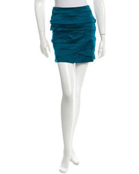 Diane von Furstenberg Silk Tiered Skirt