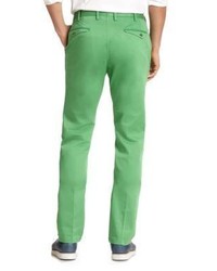 Pt01 Camo Cuff Flat Front Linen Cotton Trousers
