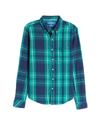Chubbies The Ranch Plaid Stretch Flannel Button Up Shirt