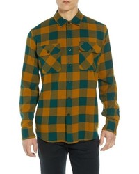 Obey Vedder Buffalo Plaid Flannel Shirt
