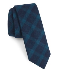 The Tie Bar Mark Plaid Cotton Tie