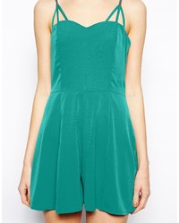 Asos Playsuit With Multi Strap Detail