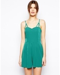 Asos Playsuit With Multi Strap Detail