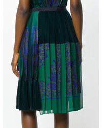 Sacai Belted Pleated Skirt