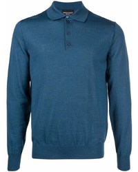 Emporio Armani Knitted Polo Shirt