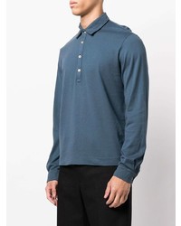 Boglioli Longsleeved Cotton Polo Shirt