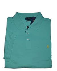 Polo Ralph Lauren Classic Fit Stretch Mesh Big And Tall Short Sleeve Polo  Shirt, $65  | Lookastic