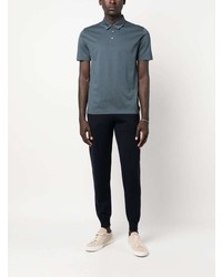 Canali Short Sleeve Cotton Polo Shirt