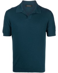 Ermenegildo Zegna Short Sleeve Knitted Polo Shirt