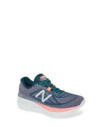 Teal Print Athletic Shoes