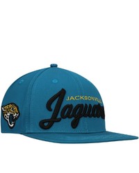 PRO STANDARD Teal Jacksonville Jaguars Script Wordmark Snapback Hat At Nordstrom