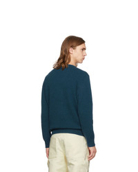 MAISON KITSUNÉ Blue Fox Head Sweater