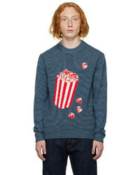 Paul Smith Blue Popcorn Sweater