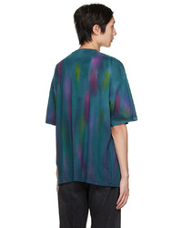Acne Studios Blue Hand Dyed T Shirt