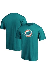 FANATICS Branded Aqua Miami Dolphins Primary Logo Team T Shirt