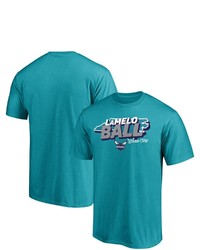 FANATICS Branded Lamelo Ball Teal Charlotte Hornets Hometown T Shirt