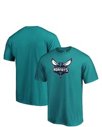 FANATICS Branded Teal Charlotte Hornets Primary Team Logo T Shirt
