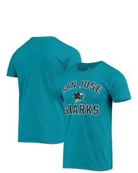 FANATICS Branded Teal San Jose Sharks Team Victory Arch T Shirt